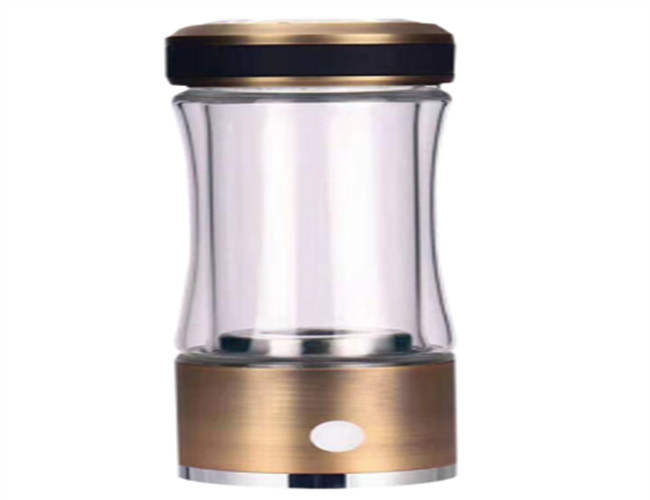 alkaline Hydrogen Rich Water Cup immunity Improving Gold Color